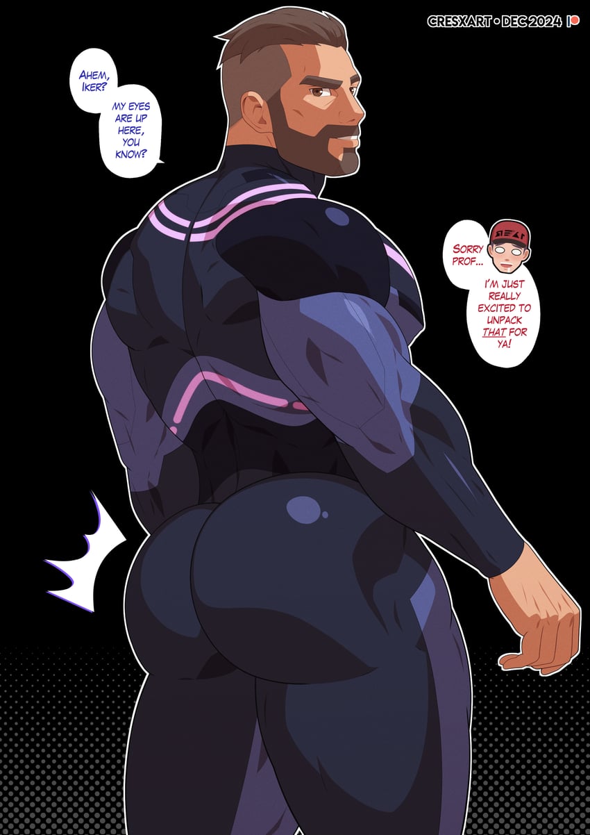 professor turo and courier (pokemon and 1 more) drawn by crestren