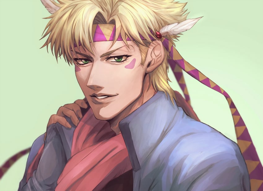 caesar anthonio zeppeli (jojo no kimyou na bouken and 1 more) drawn by sano_(hospital_0434)