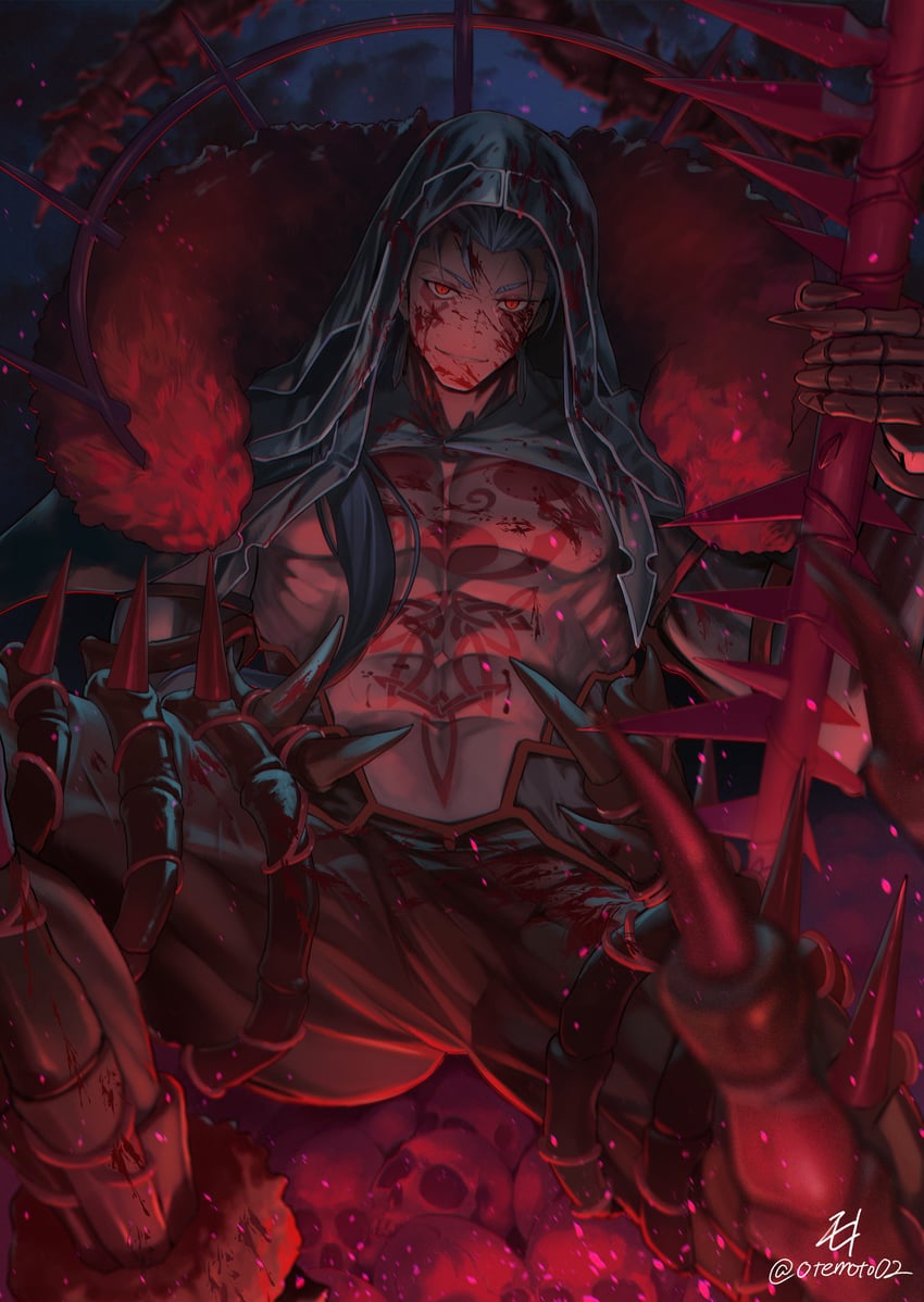 cu chulainn and cu chulainn alter (fate and 1 more) drawn by moto_(otemoto02)