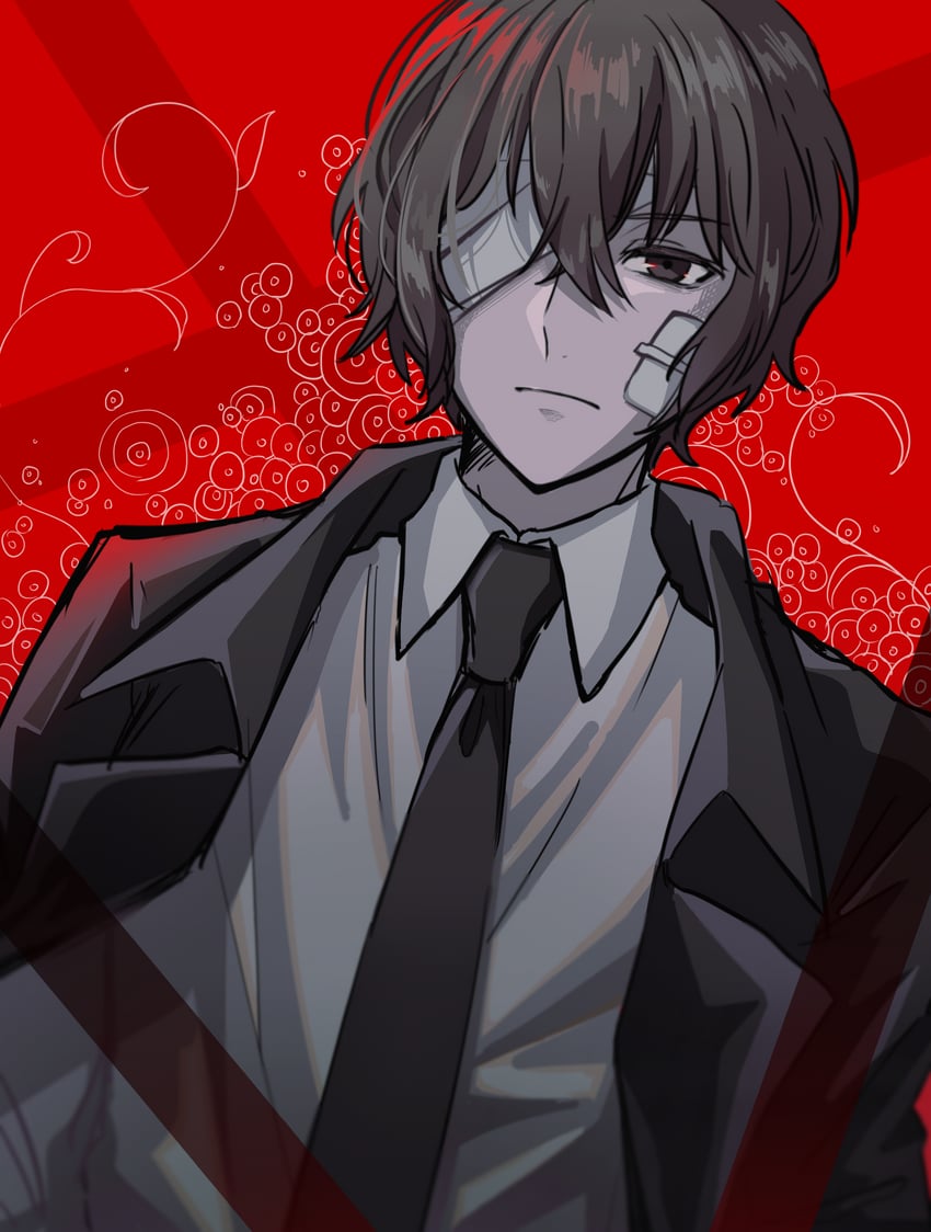 dazai osamu (bungou stray dogs) drawn by rui_(rui_hokori)
