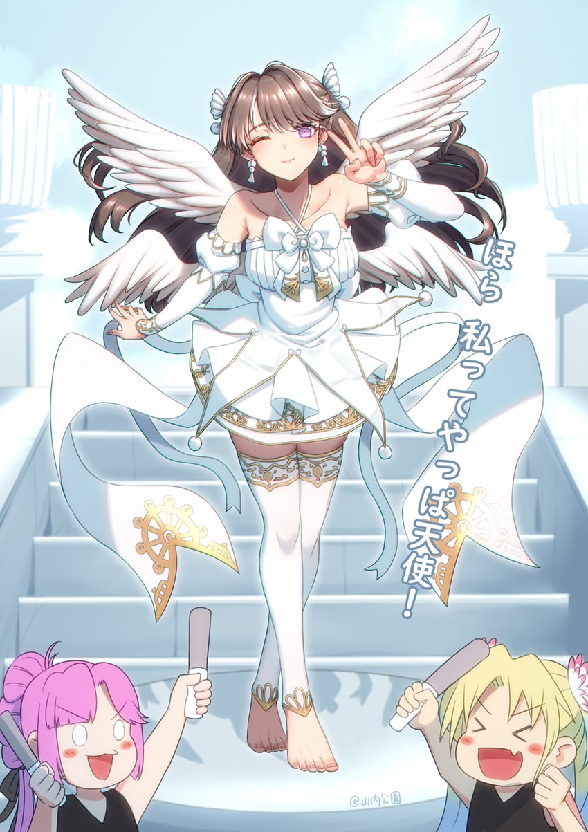 fujishima megumi, osawa rurino, and anyoji hime (love live! and 1 more) drawn by yamauchi_(conan-comy)