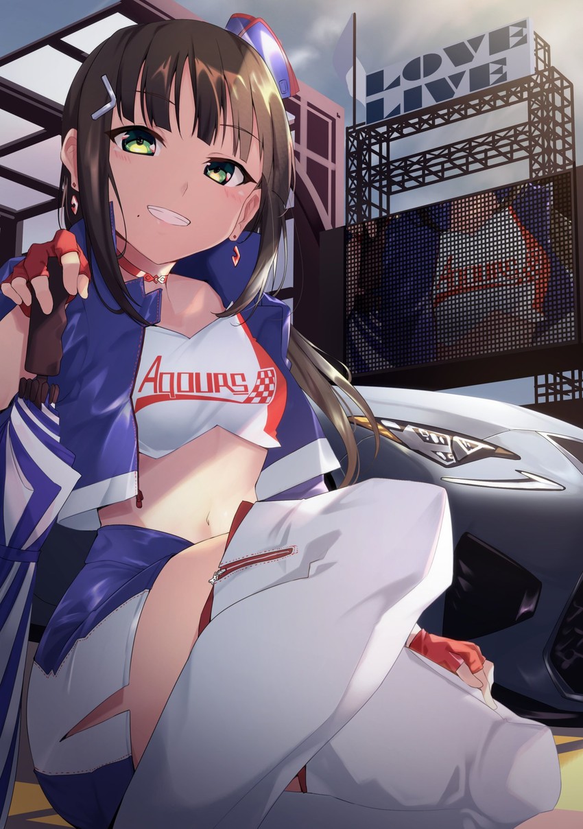 kurosawa dia (love live! and 1 more) drawn by yamaori_(yamaorimon)