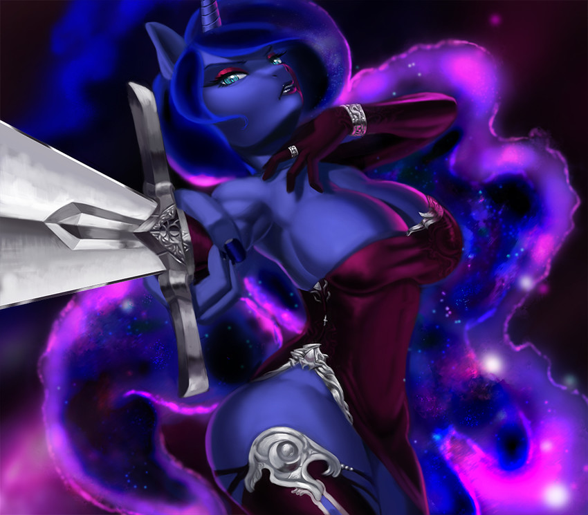 princess luna (my little pony and 1 more) drawn by dclzexon