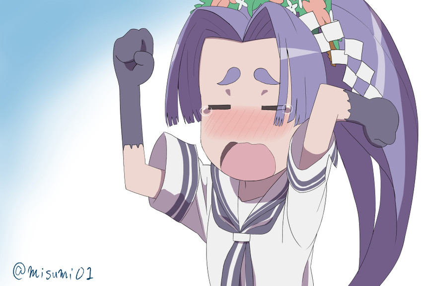 uiharu kazari and hatsuharu (kantai collection and 2 more) drawn by misumi_(niku-kyu)