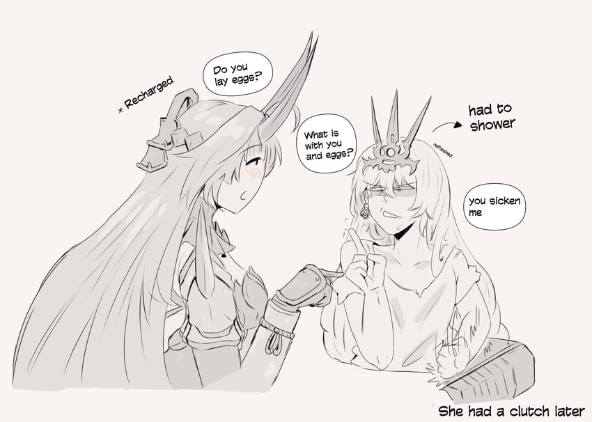 raiden mei and mobius (honkai and 1 more) drawn by sleepy_kaslana