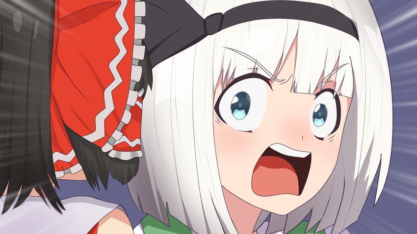 hakurei reimu, konpaku youmu, and special week (touhou and 1 more) drawn by finaltakenoko