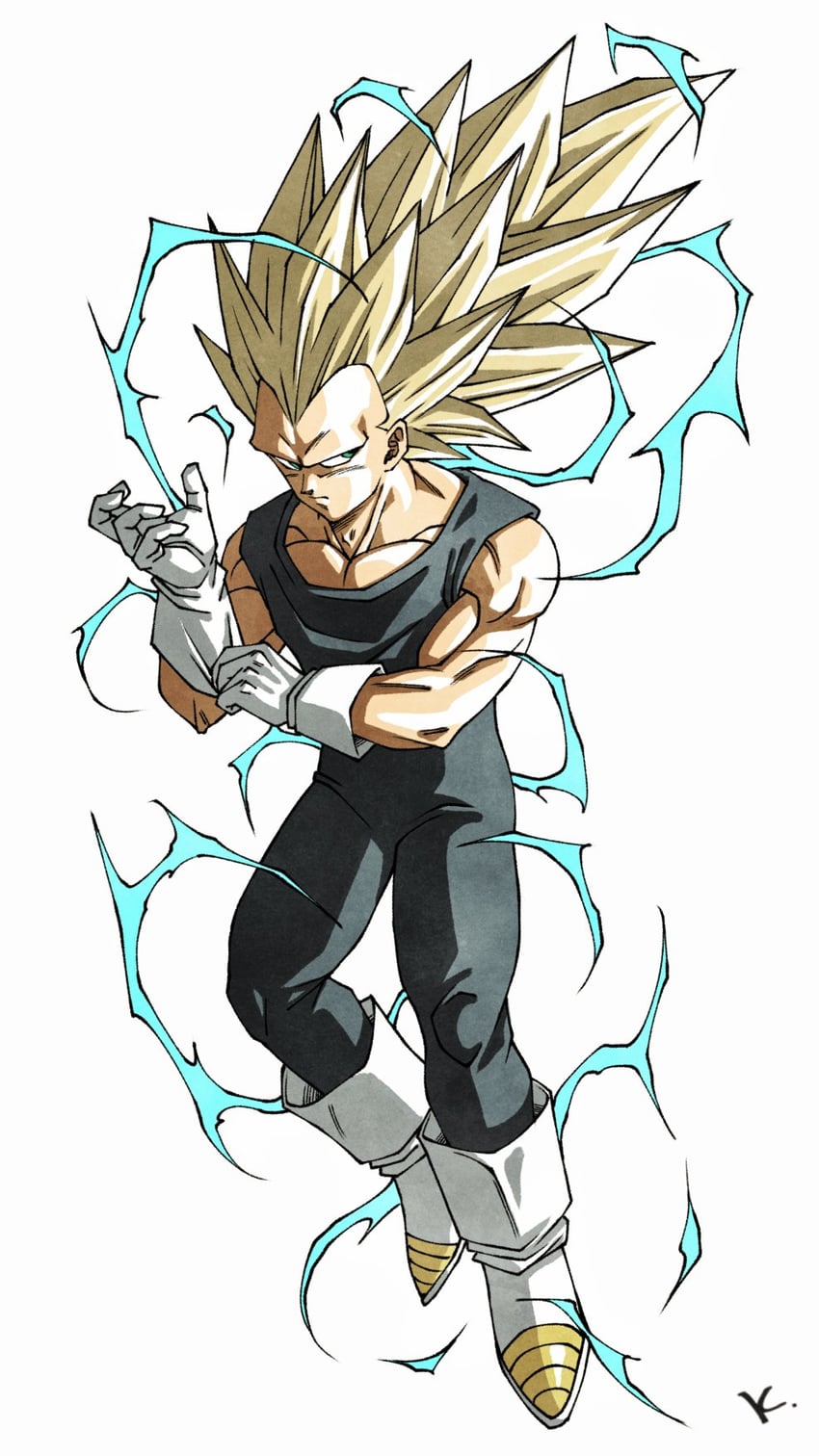 vegeta (dragon ball and 1 more) drawn by kakeru_(dbskakeru)