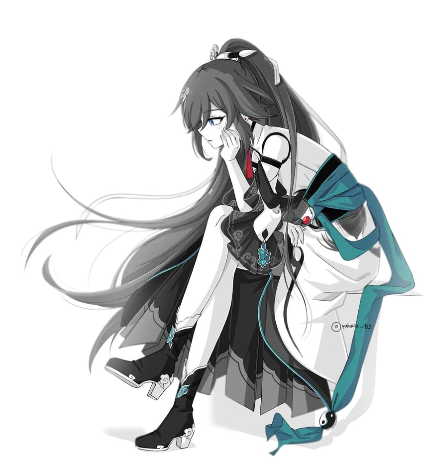fu hua (honkai and 1 more) drawn by yuhuria_52