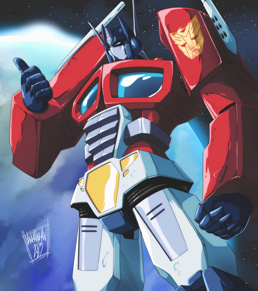 optimus prime (transformers) drawn by danmakuman