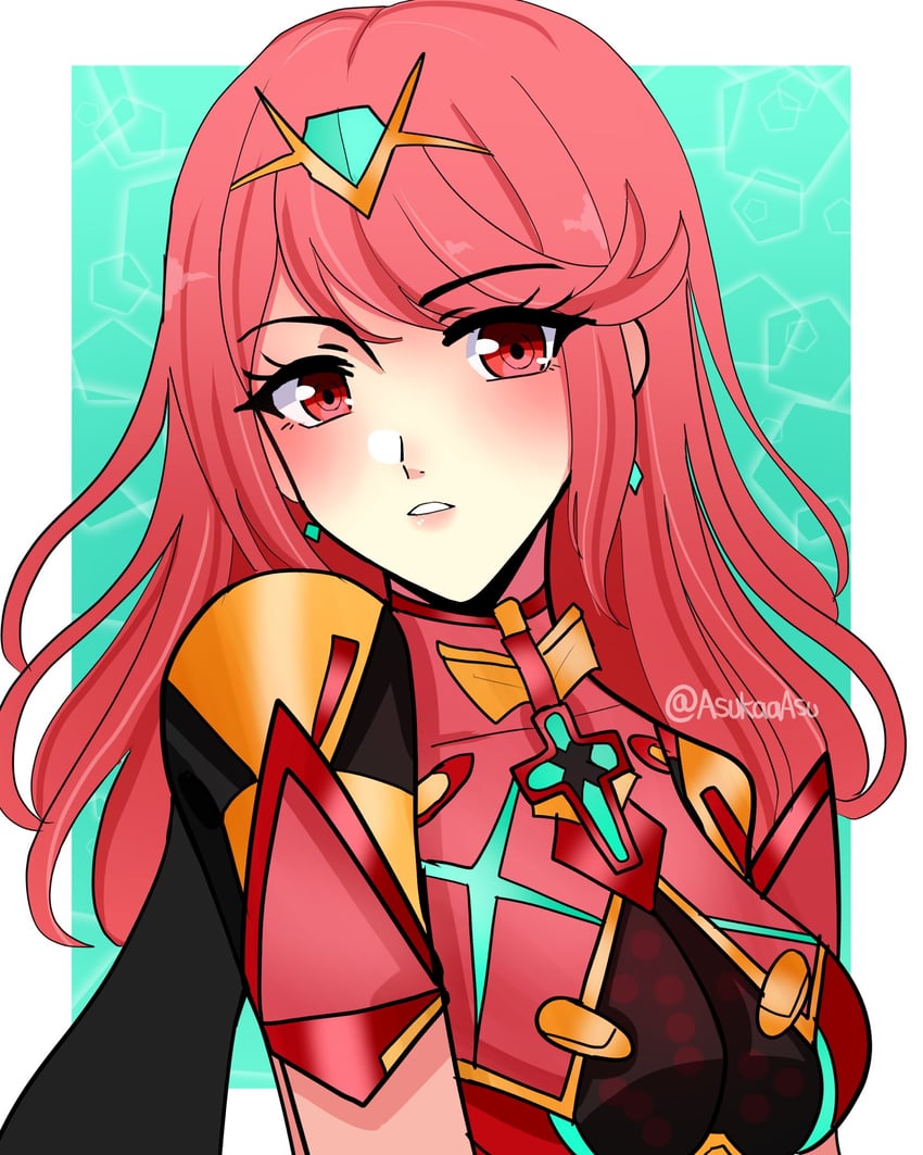 pyra (xenoblade chronicles and 1 more) drawn by aegis_asu