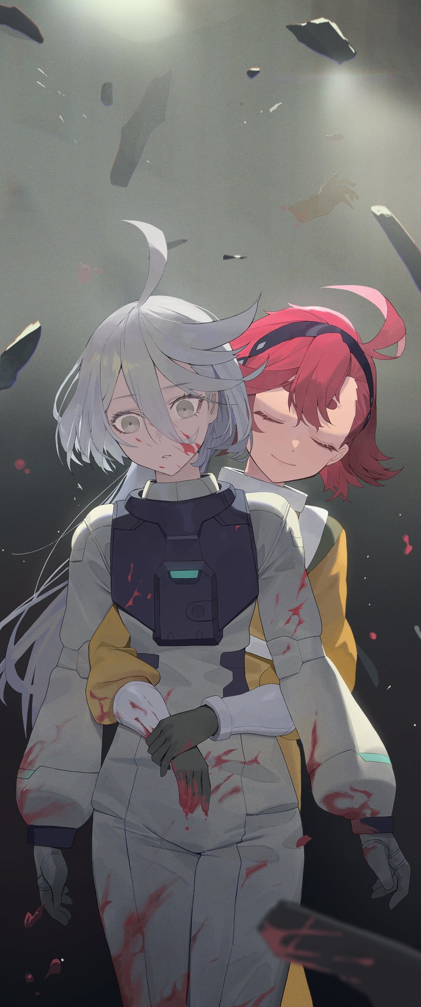suletta mercury and miorine rembran (gundam and 1 more) drawn by lser116