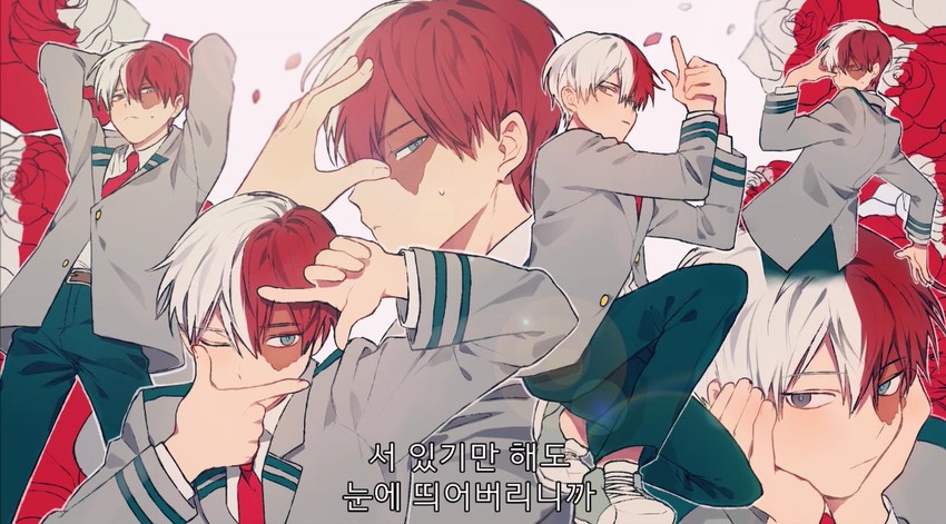todoroki shoto (boku no hero academia) drawn by mgmg_1012