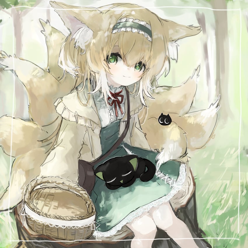suzuran, luo xiaohei, and heixiu (arknights and 1 more) drawn by osakanadream