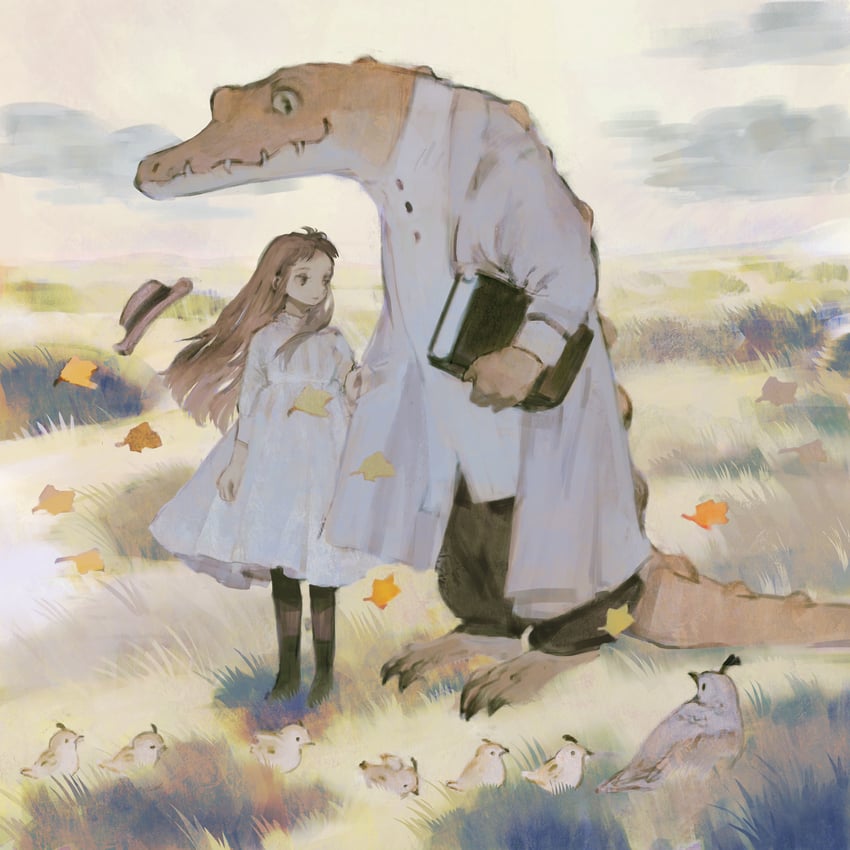 philia ell and croco zigmond (original) drawn by tono_(rt0no)