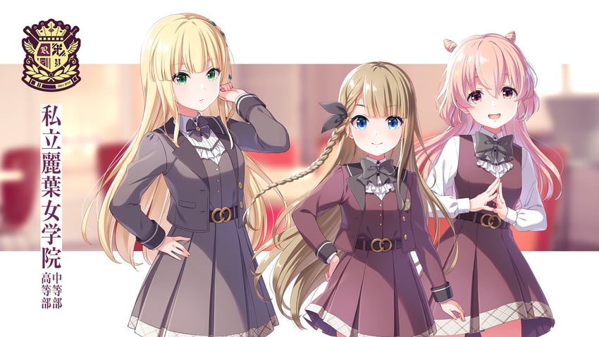 narumiya suzu, ichinose rei, and akazaki kokoro (idoly pride) drawn by qp:flapper