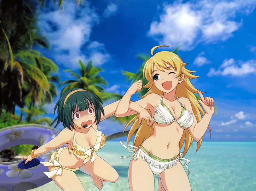 hoshii miki and otonashi kotori (idolmaster and 1 more) drawn by inou_shin