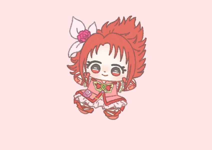 natsuki rin and cure rouge (precure and 2 more) drawn by ichigo_usuhana