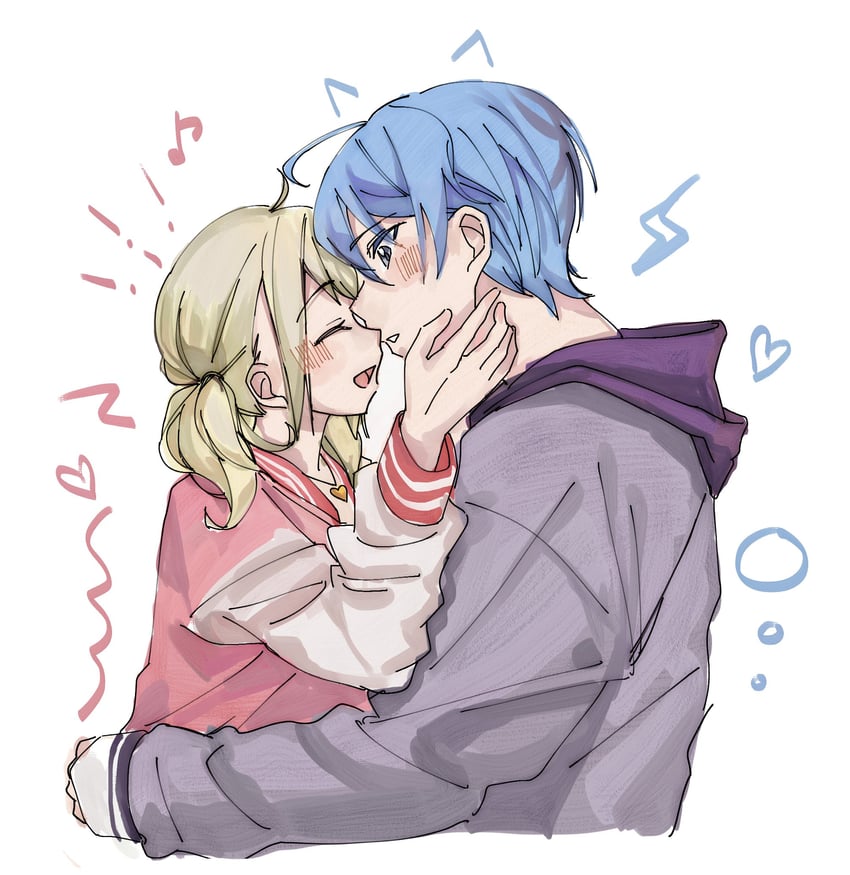 aoyagi touya and azusawa kohane (project sekai) drawn by a7_(akssr75810)