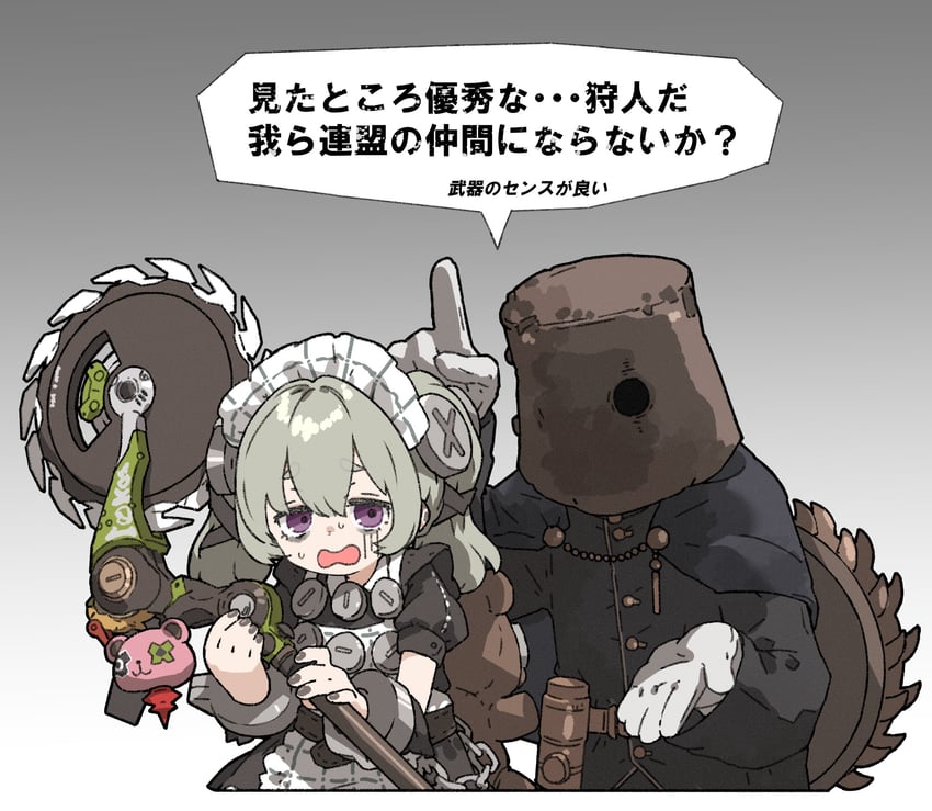 corin wickes and valtr (zenless zone zero and 1 more) drawn by amonitto