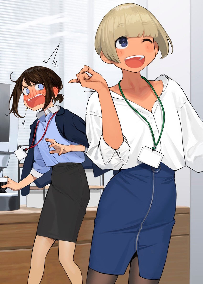 douki-chan and shinjin-chan (ganbare douki-chan) drawn by yomu_(sgt_epper)