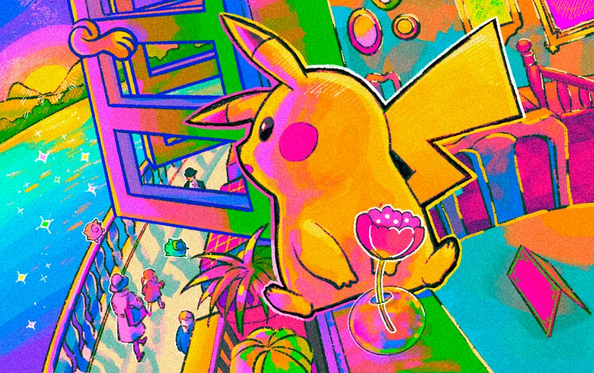 pikachu, bulbasaur, and jigglypuff (pokemon and 1 more) drawn by mingo