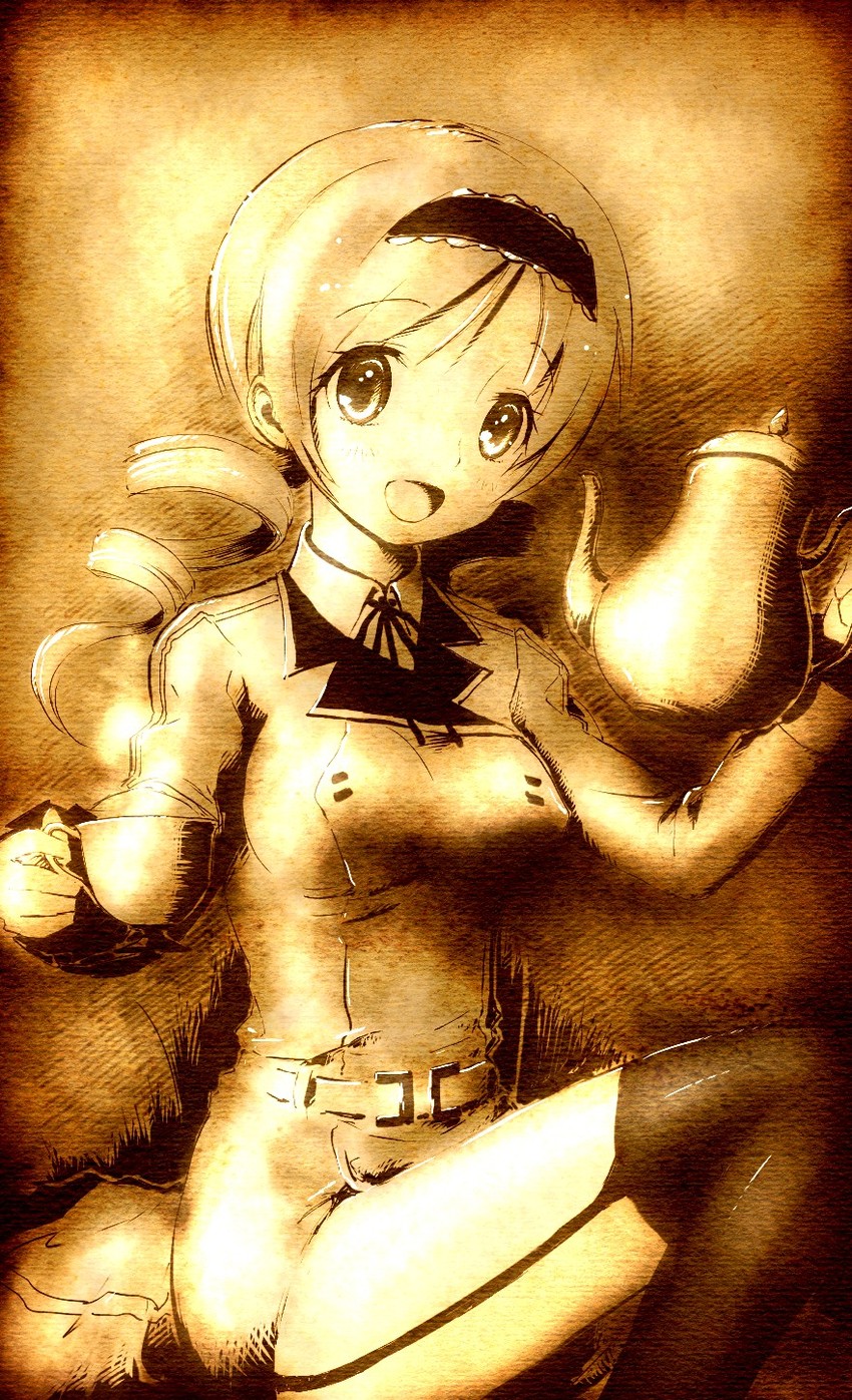 tomoe mami and cecilia alcott (mahou shoujo madoka magica and 1 more) drawn by yoshinogai