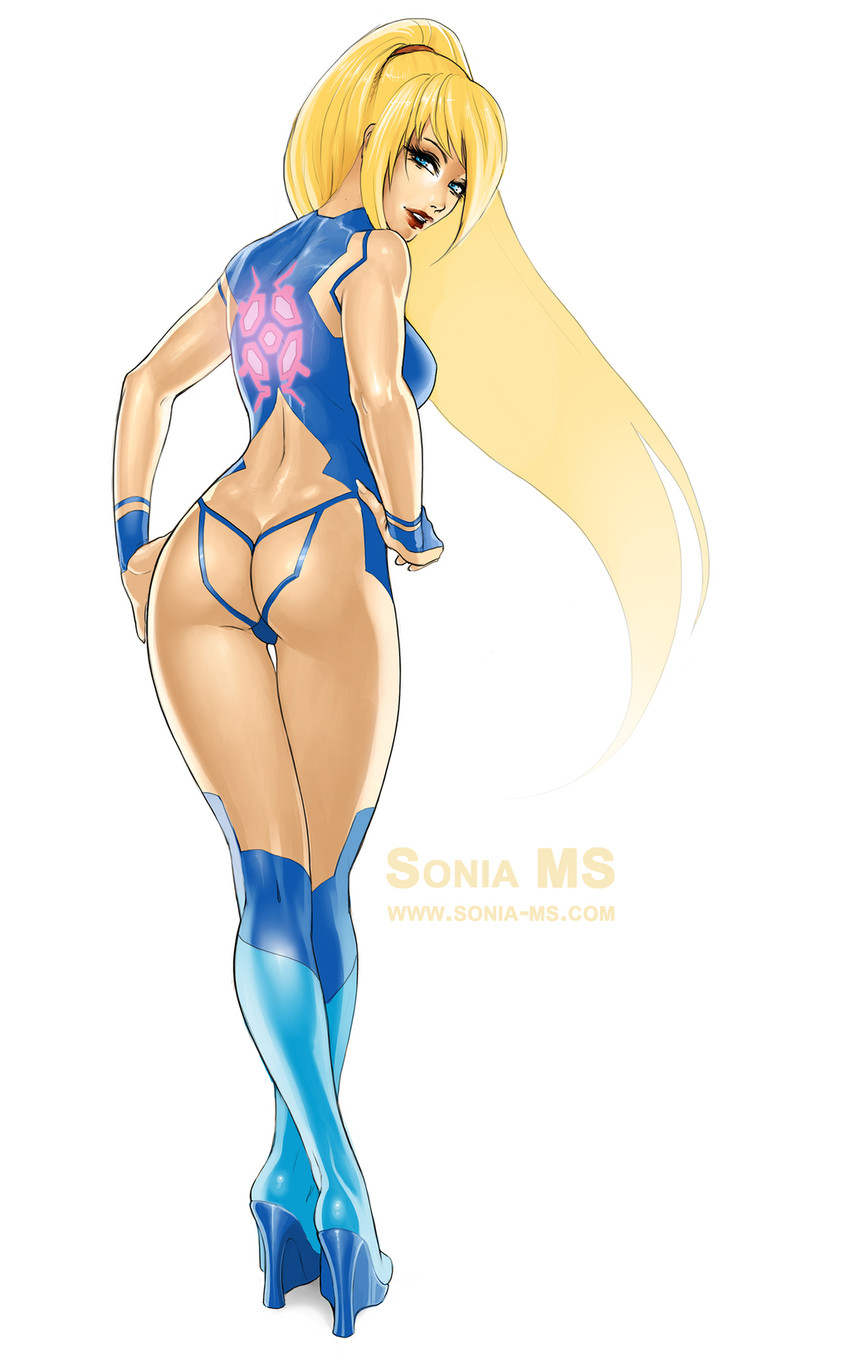 samus aran (metroid) drawn by sonia_matas