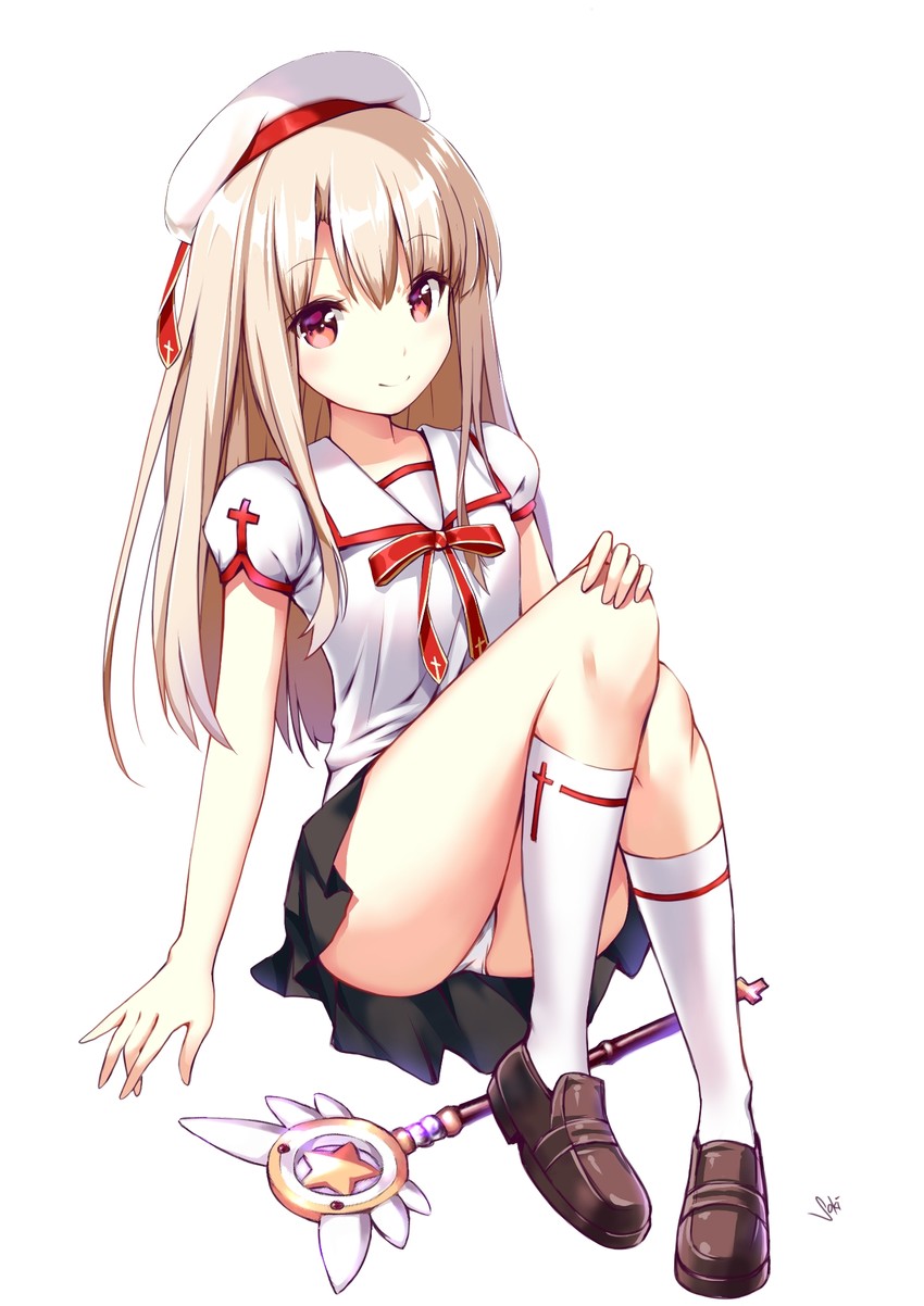 illyasviel von einzbern and magical ruby (fate and 1 more) drawn by sony_kisaragi