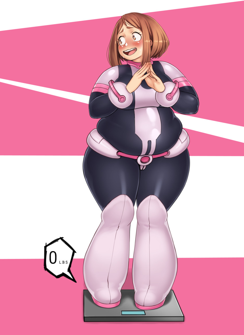 uraraka ochaco (boku no hero academia) drawn by better-with-salt