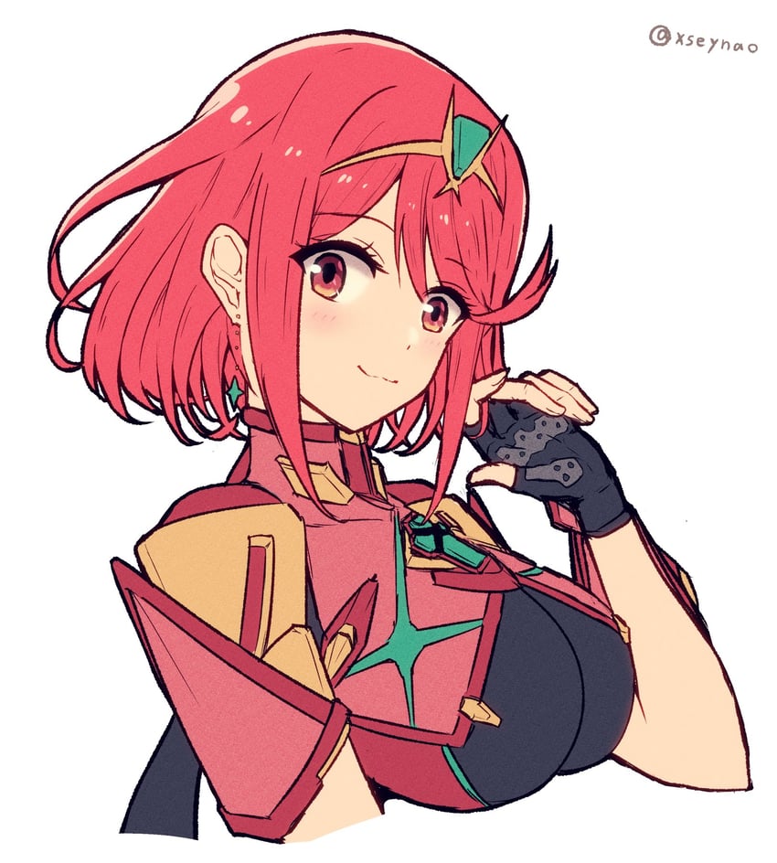 pyra (xenoblade chronicles and 1 more) drawn by mochimochi_(xseynao)