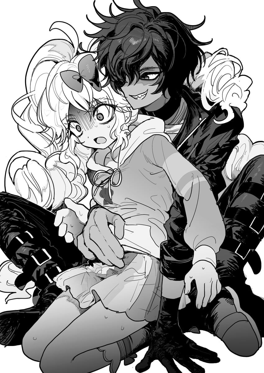 katasumi amari and mario (pretty series and 2 more) drawn by jihecchi