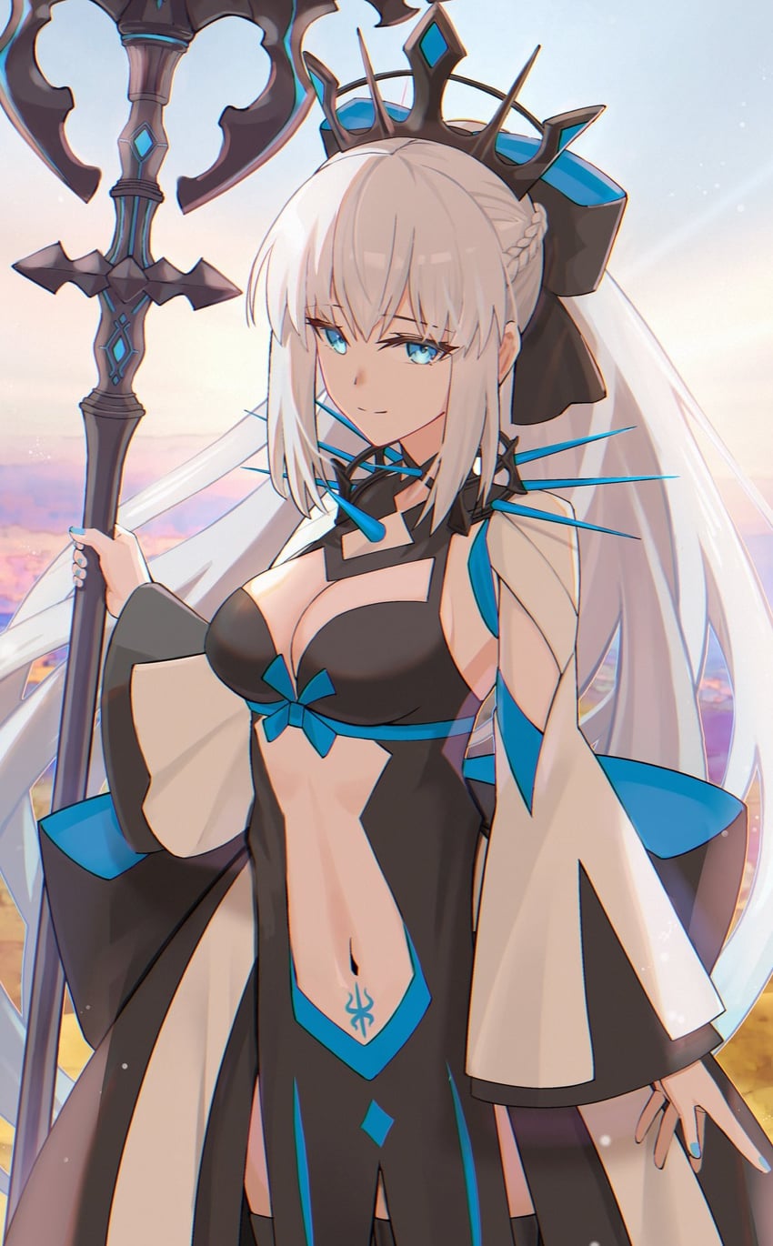 morgan le fay (fate and 1 more) drawn by bomberca309