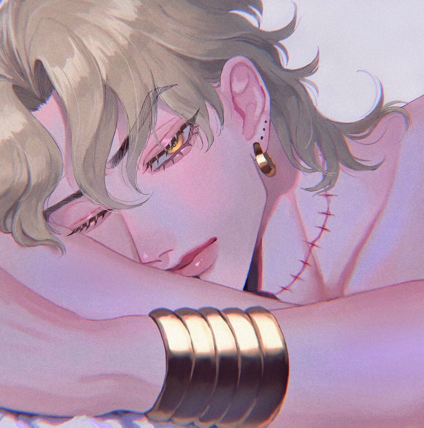dio brando (jojo no kimyou na bouken and 1 more) drawn by oyatsu_(205415)