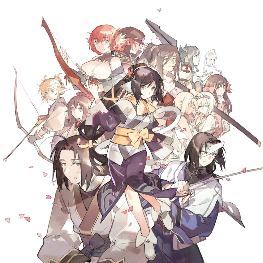 kuon, nekone, rulutieh, saraana, uruuru, and 7 more (utawarerumono and 1 more) drawn by starshadowmagician