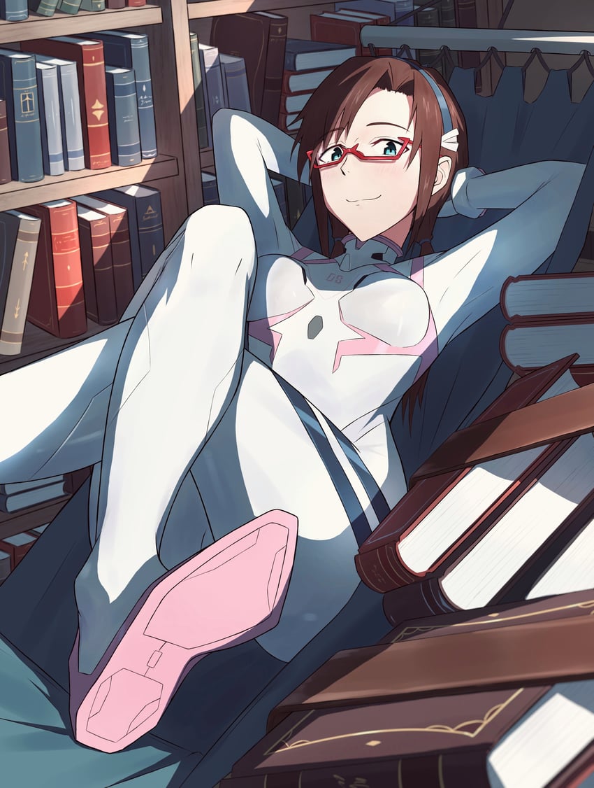 makinami mari illustrious (neon genesis evangelion and 2 more) drawn by yakisobaosu