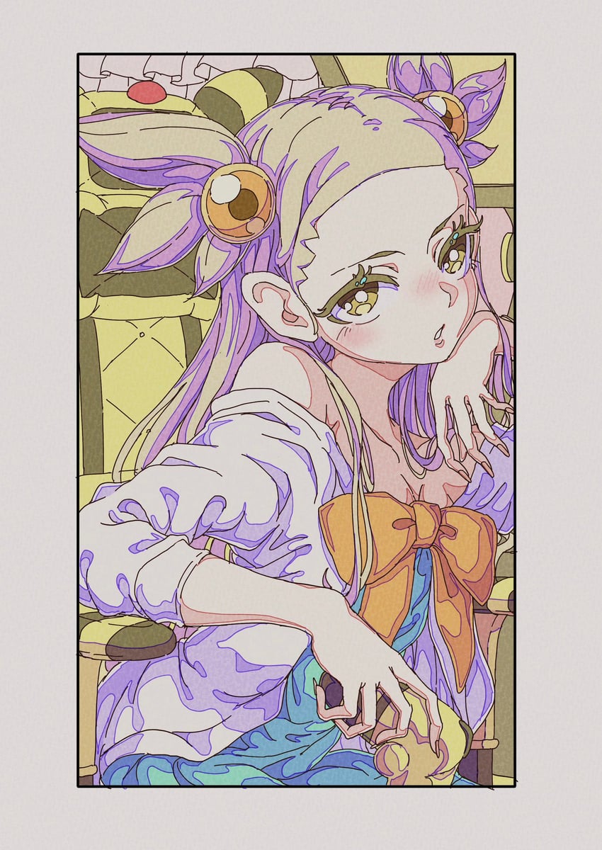 jasmine and ampharos (pokemon and 1 more) drawn by onamuzi_illust