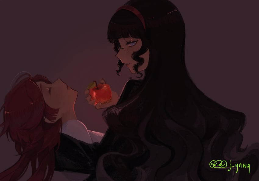 eva tsunaka and diana venecia (project: eden's garden) drawn by j_ynwq