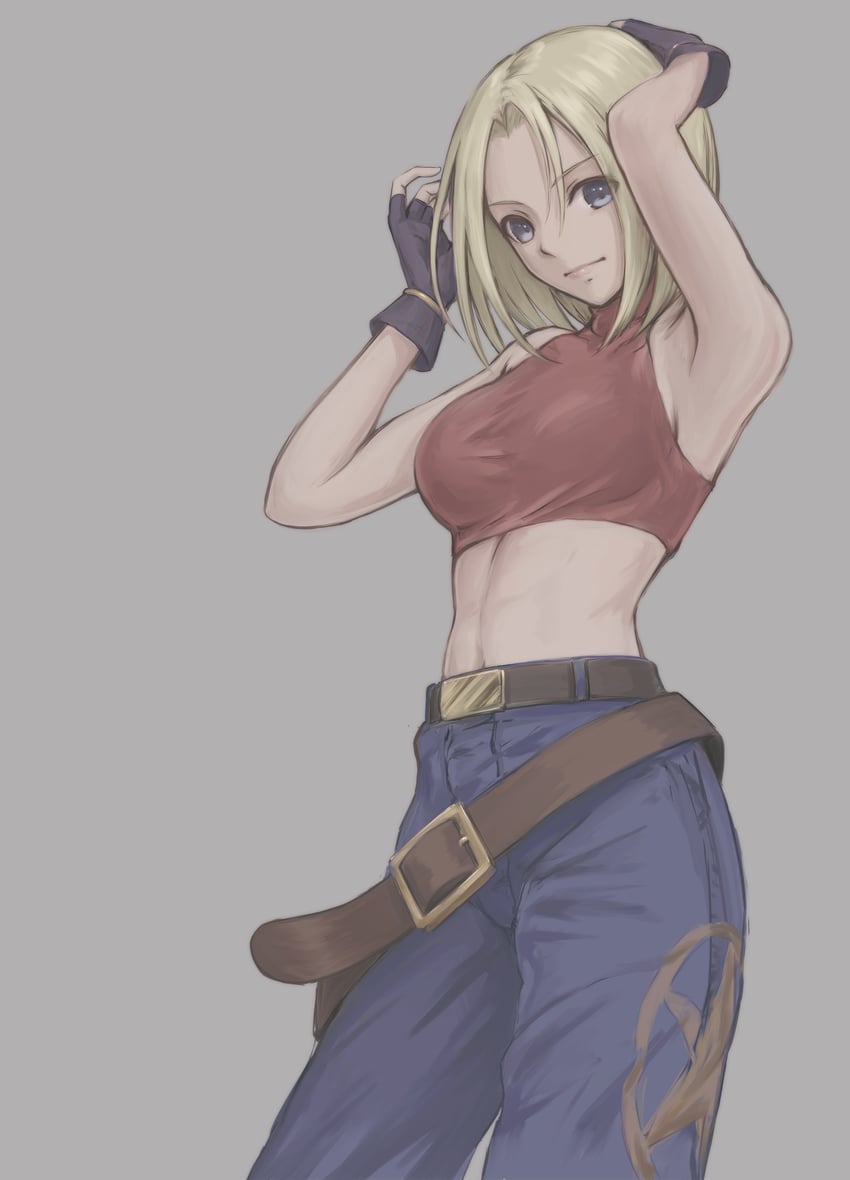 blue mary (the king of fighters and 2 more) drawn by tyanoki