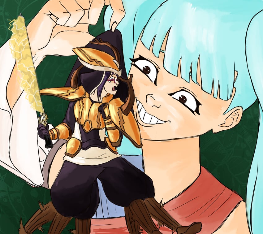 meeni (original and 1 more) drawn by devildances