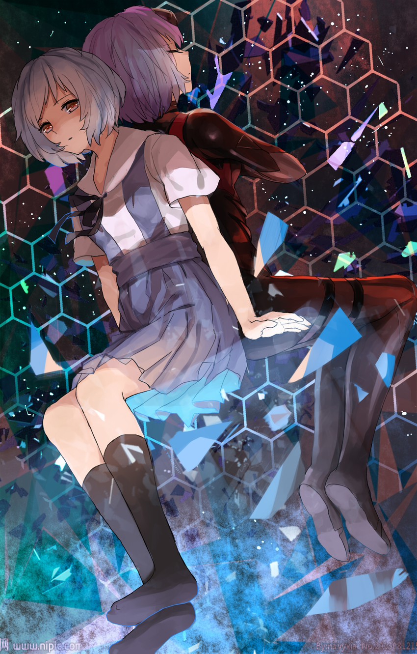 ayanami rei (neon genesis evangelion and 2 more) drawn by tony_zhazha