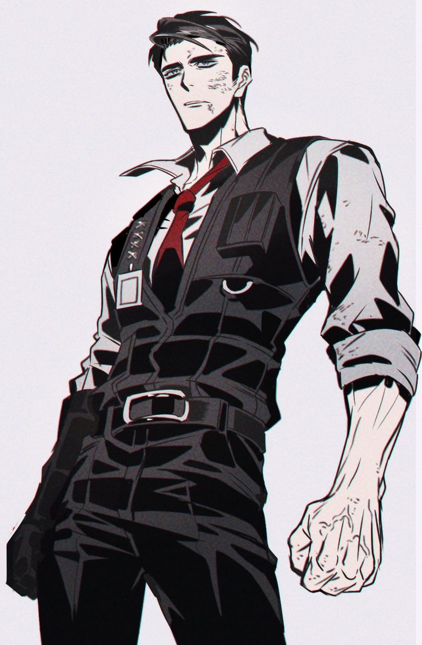 meursault (project moon and 1 more) drawn by ryeon_(gs_oik)