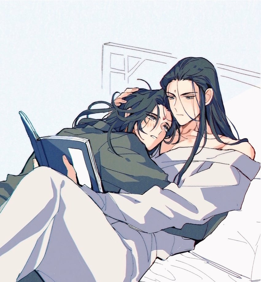 luo binghe and shen qingqiu (renzha fanpai zijiu xitong) drawn by to_dot