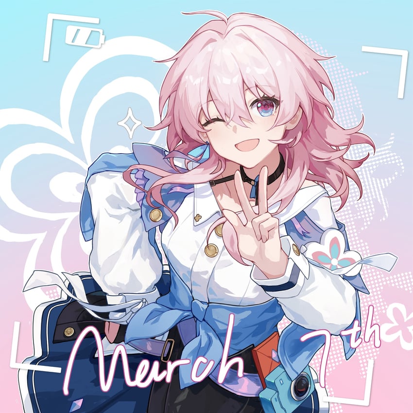 march 7th (honkai and 1 more) drawn by qqqne