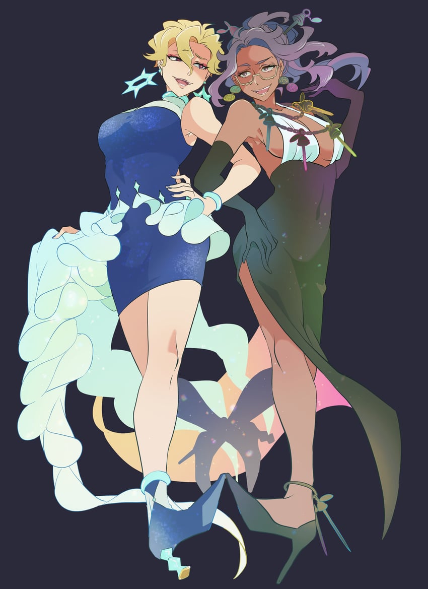 raifort and briar (pokemon and 1 more) drawn by maruboku