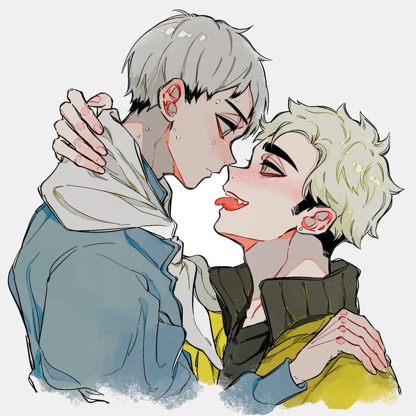 miya atsumu and kita shinsuke (haikyuu!!) drawn by coco_(238243)