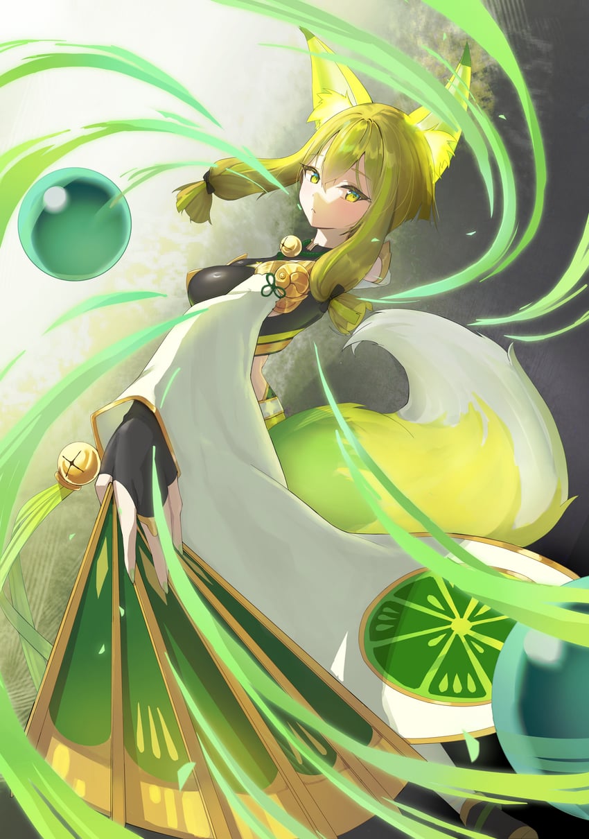 hu-li the jewel mikanko (yu-gi-oh!) drawn by tsuki_no_yoake