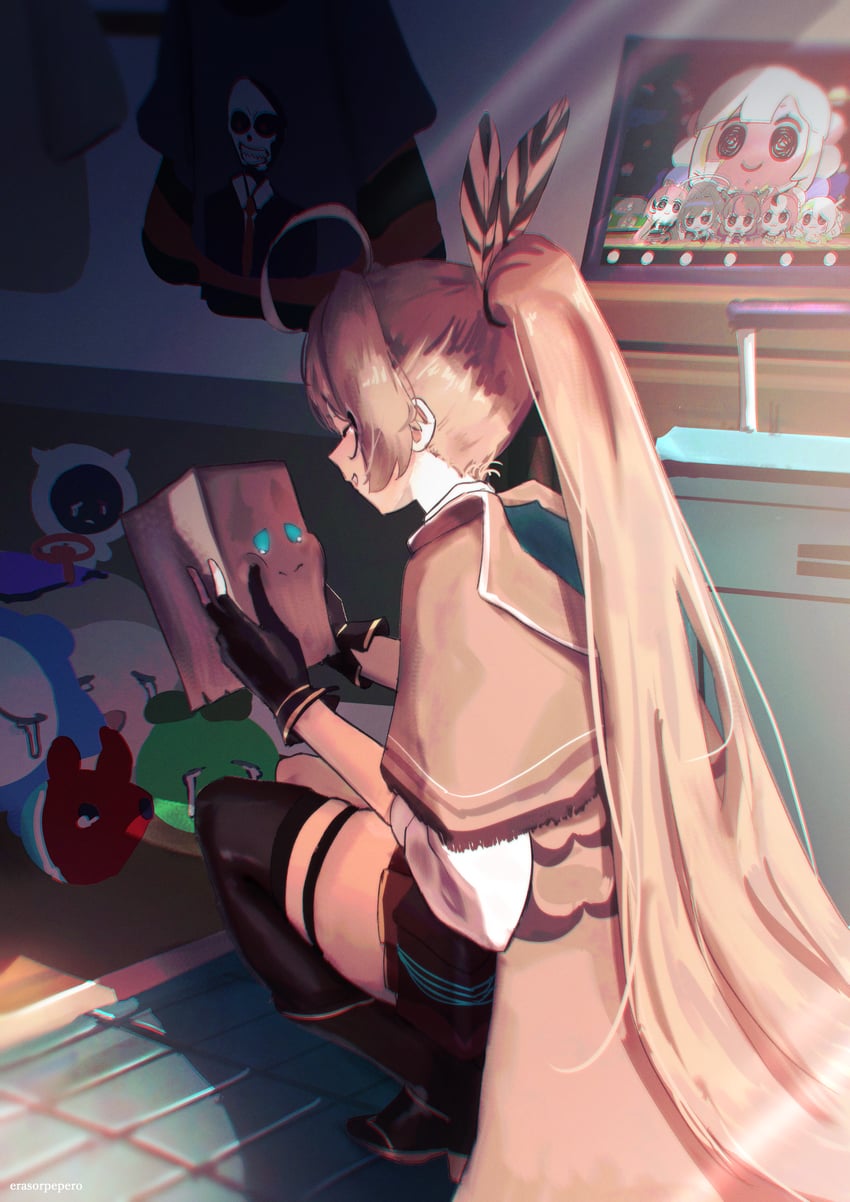 ouro kronii, nanashi mumei, hakos baelz, ceres fauna, irys, and 14 more (hololive and 1 more) drawn by erasorpepero