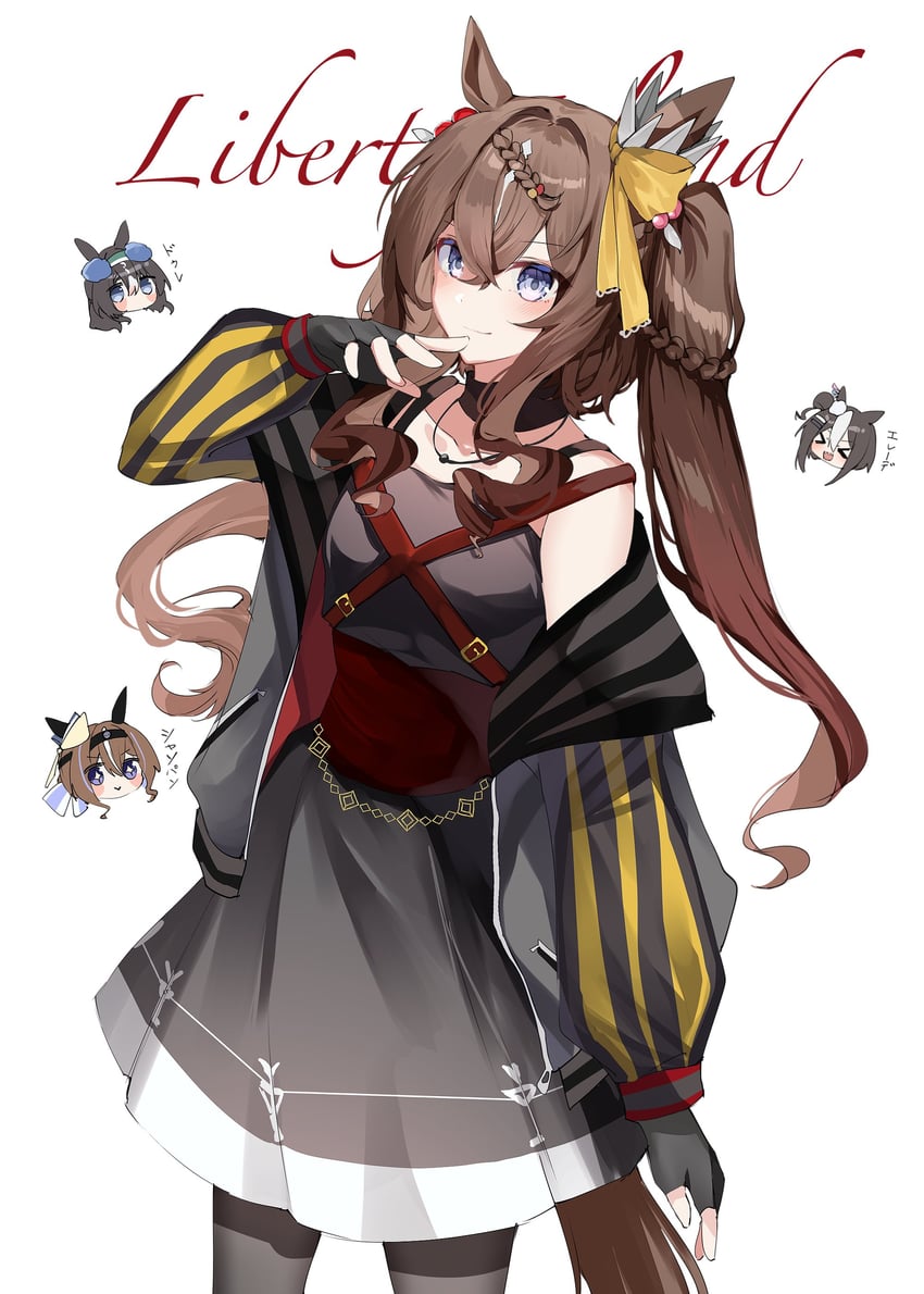 liberty island, dura erede, durezza, and champagne color (original and 1 more) drawn by sb_(akagikeai)