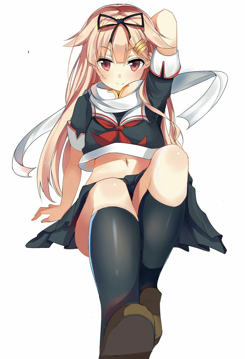 yuudachi and yuudachi kai ni (kantai collection) drawn by losa