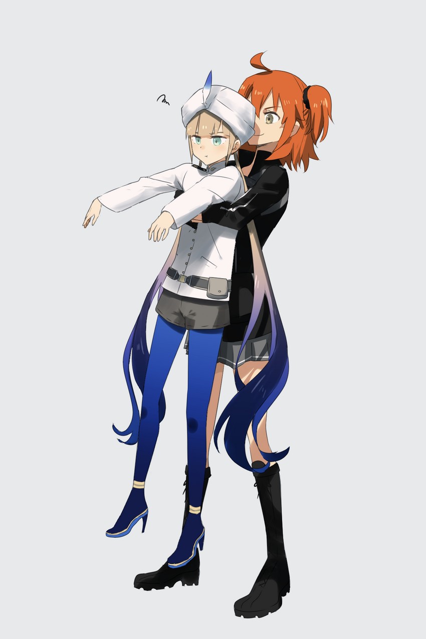 fujimaru ritsuka, nemo, and captain nemo (fate and 1 more) drawn by ninjin_(ne_f_g_o)